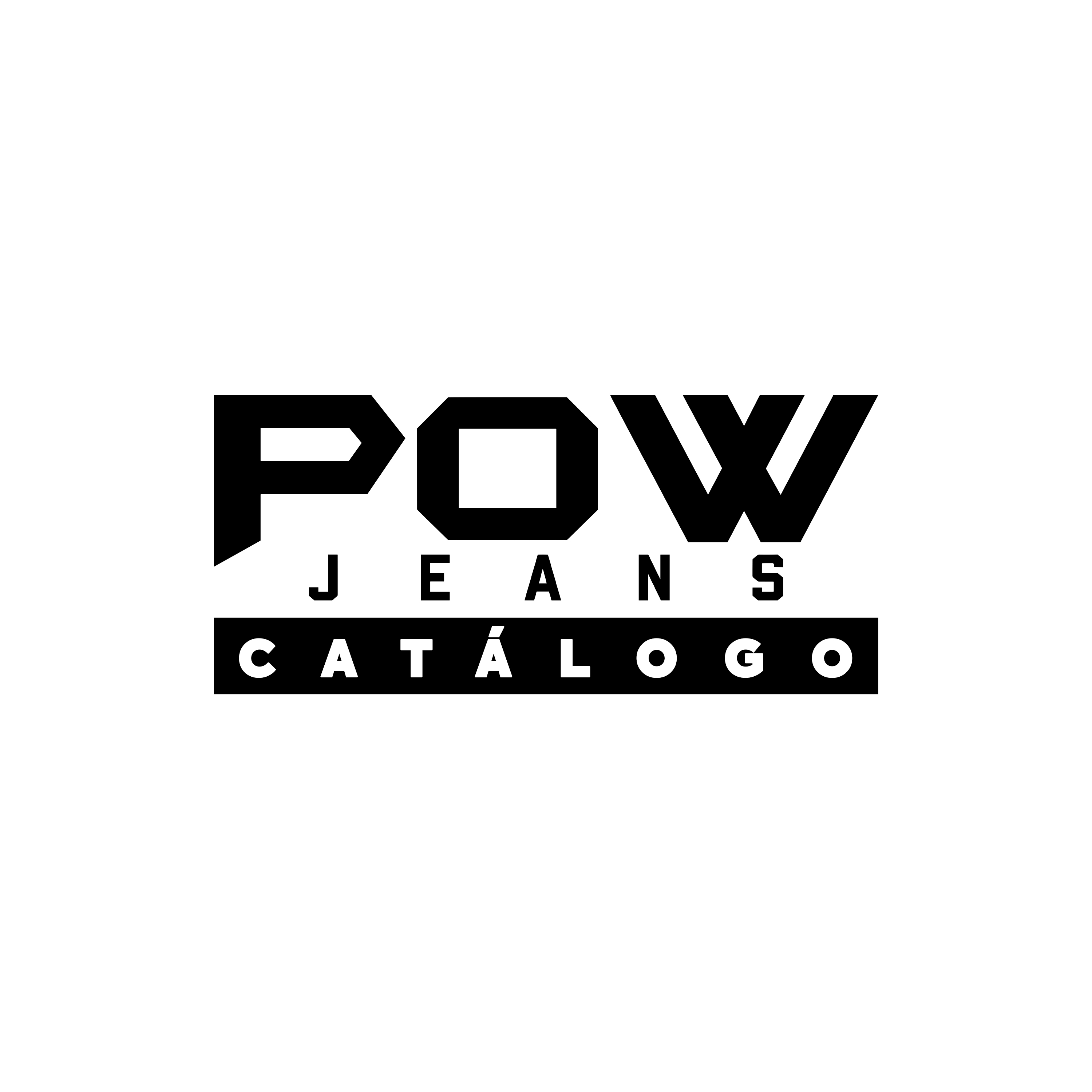 Logo da Pow Jeans Catálogo